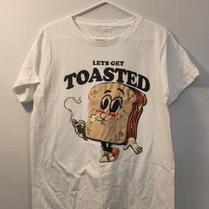Let’s Get Toasted Funny Weed Graphic Tee  420